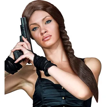 Karnevalová paruka Widmann Paruka dámská Lara hnědá