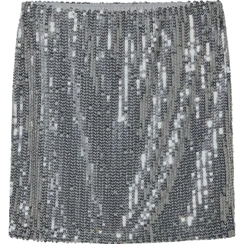 Dámská sukně esmara® Dámská mini sukně s flitry (stříbrná, M(40/42))