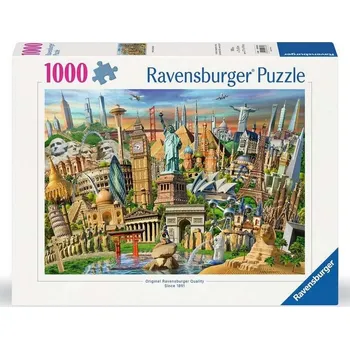 Puzzle Puzzle Ravensburger Památky metropolí 1000 dílků