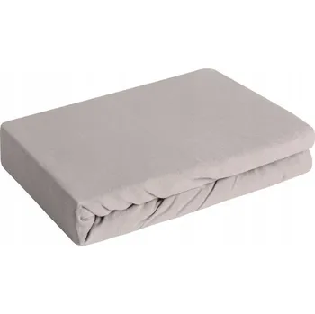 Prostěradlo Prostěradlo jersey s gumou 90x200 světle šedé