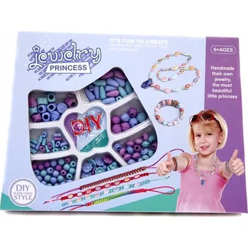 Dětské navlékací korálky Sada korálků na výrobu šperků