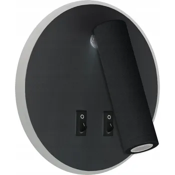 Nástěnné svítidlo Nástěnné svítidlo Ideus černé, integrovaný LED zdroj 6 W