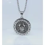 Steel Edge Přívěsek se znamením zvěrokruhu WJHP4278-Rak Délka náhrdelníku: 60cm