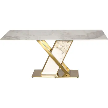 Jídelní stůl Jídelní stůl Modig 180 cm mramor/zlatý
