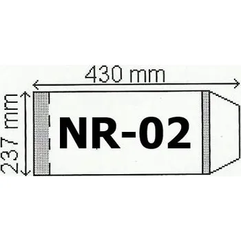 Obraz Narnia Obal na knihu formátu B5, nastavitelný, č. 2, červený