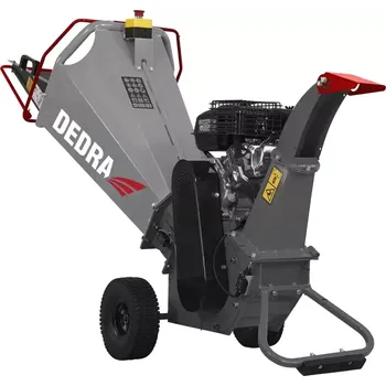Drtič větví Dedra Benzínový drtič větví do 10 cm, Loncin 6,5 HP, DED8684 štěpkovač na kolečkách (Dedra DED8684 Benzínový štěpkovač 4 KW s motorem motorem Loncin G200)