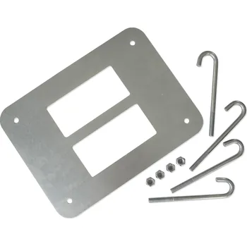 Pohon brány NICE S.p.A. kotevní deska s háky do betonu pro závory MBAR