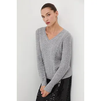 Dámský svetr Svetr z merino vlny Medicine dámský, šedá barva RW25-SWD813 90M, vel. L