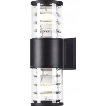 Nástěnné svítidlo Venkovní nástěnné svítidlo dvojité trubkové černé 32cm Maytoni