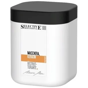 Vlasová regenerace Selective Keratin Obnovující maska na vlasy s keratinem 1000 ml