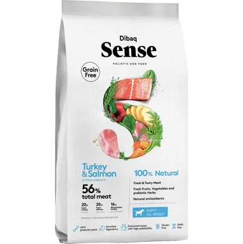 Krmivo pro psa DIBAQ SENSE GF Salmon&Turkey PUPPY 12 kg