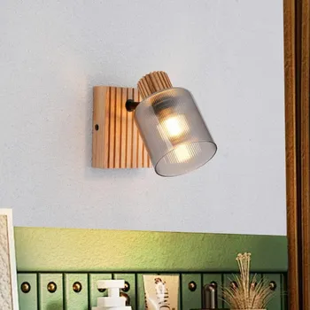 Nástěnné svítidlo Brilagi - Nástěnné bodové svítidlo HYGGE 1xE14/15W/230V kaučukovník/kouřová