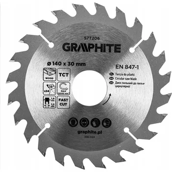 Pilový kotouč Kotouč pilový vidiový 140 x 30 mm, 24 zubů, na dřevo a MDF GRAPHITE