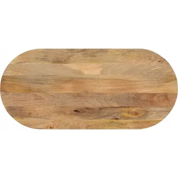 Konferenční stolek Oválný stolek VidaXL 110 x 50 x 50 cm zlatý