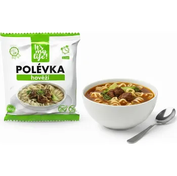 It’s my life! Proteinová hovězí polévka s nudlemi 40g (1 porce)