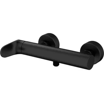 Vodovodní baterie Cersanit Inverto sprchová nástěnná černá, zlatá páka S951-290