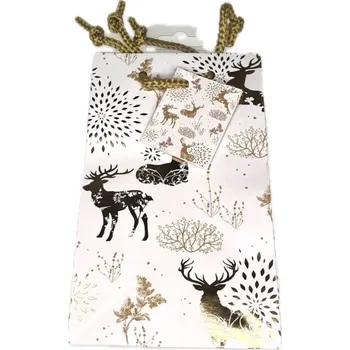 Dárková taška Maják Dárková taška vánoční papírová - 18x11cm