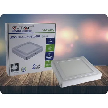 LED panel Led Panel 22W, S Bočním Světlem, 1800Lm Teplá bílá