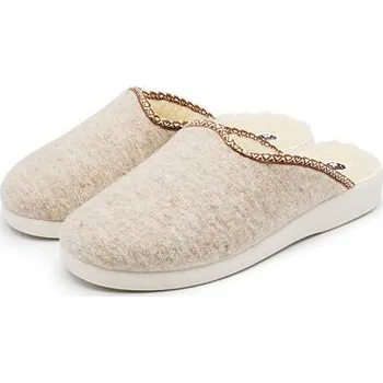 Dámské pantofle Vlnka Dámské vlněné pantofle béžová velikost obuv dospělí 42