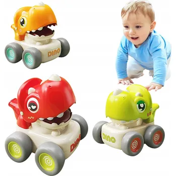 Hračka pro nejmenší Senzorická Hračka Interaktivní hračka se 3 autíčky pro děti