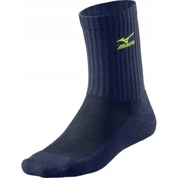 Pánské oblečení PONOŽKY MIZUNO VOLLEY SOCKS MEDIUM TMAVĚ MODRÉ S / 35-37