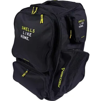 Sportovní taška Fischer Backpack JR S25 41x41x53 cm, černo-žlutá + DÁREK + Doprava ZDARMA