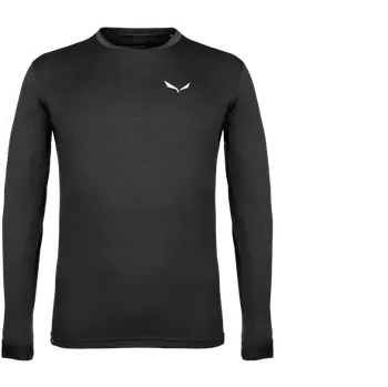 Pánské tričko Salewa Puez Melange Dry pánské triko dlouhý rukáv black out melange vel. XL