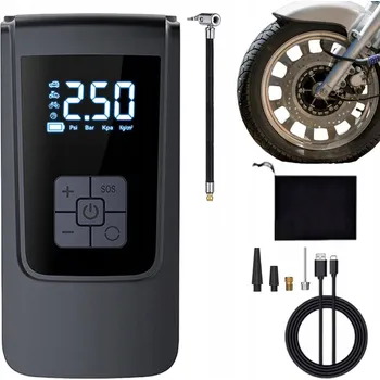 Kompresor AUTOMOBILOVÝ KOMPRESOR PUMPIČKA NA KOLO ELEKTRICKÁ BEZDRÁTOVÁ