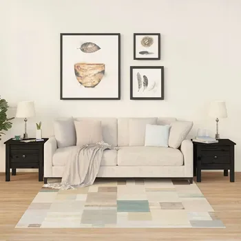 Konferenční stolek Konzolový Stolek VidaXL černý 40 x 39 x 1 cm