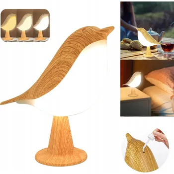 Lampička NOČNÍ LAMPA LED, DOTYKOVÁ, LAMPIČKA PTÁČEK s difuzérem esenciálních olejů