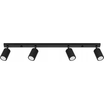 Sollux Stropní svítidlo KARBON 4L GU10 - černé