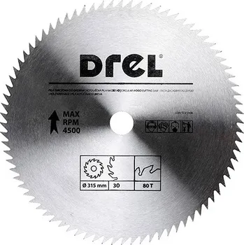 Pilový kotouč Pilový kotouč na dřevo 315 mm x 80 zubů