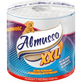 Utěrka Almusso kuchyňské papírové utěrky XXL 80 m dvouvrstvé Premium bílé