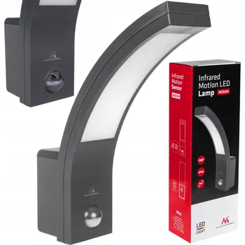 Lampička LED lampa Maclean 10W s pohybovým senzorem IP54 750 lm neutrální bílá