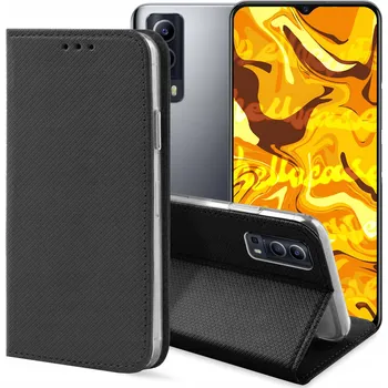 Pouzdro na mobilní telefon Flipové pouzdro Hello Case pro Vivo Y72, černé