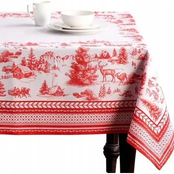 Obraz Obrus Świąteczny, 100% Bawełna , Duzy, Dekorativní