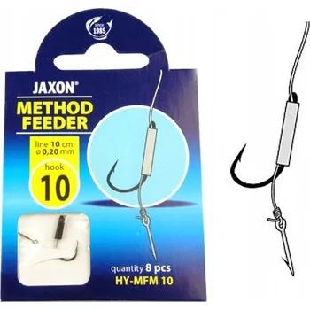 Rybářský háček Háčky zemní, s návazcem, s otřepem Jaxon HY-MFM10 8 ks