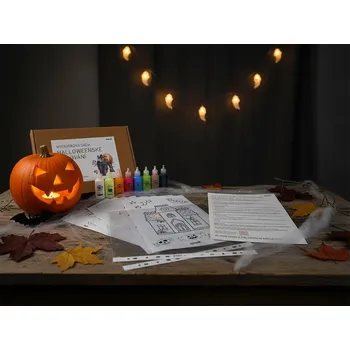 Speciální výtvarná barva Mydlifík Mydlifíkova sada - Halloweenské malování na sklo