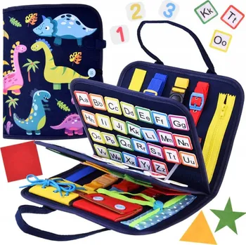 Látková barevná senzorická knížka pro děti ZA4831