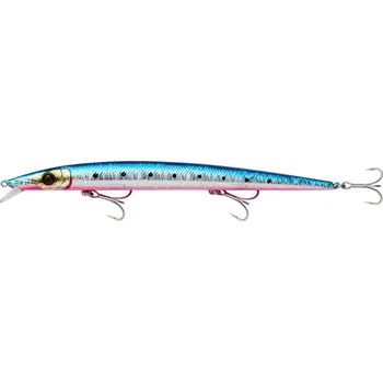 Umělá nástraha Savage Gear Wobler Barra Jerk Sinking Pinkbelly Sardine - 17,5 cm 29 g