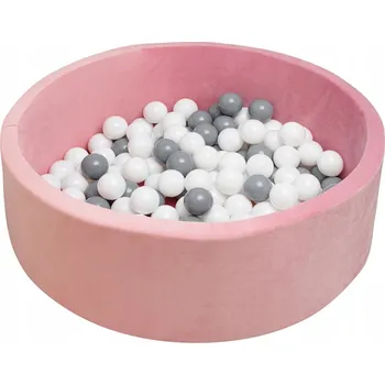 Suchý bazén Dětský suchý bazén s míčky New Baby růžový