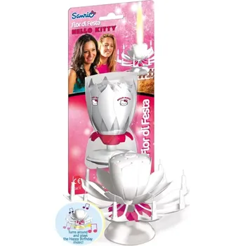 Dortová svíčka Dortová fontána hrající HELLO KITTY
