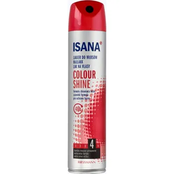 Stylingový přípravek Lak na vlasy extra silný Isana Shine 250 ml