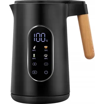 Rychlovarná konvice RYCHLOVARNÁ KONVICE S REGULACÍ TEPLOTY 1,7L Černá Do kuchyně