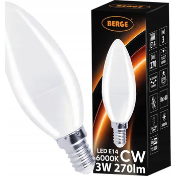 Žárovka LED žárovka Berge E14 3W A+