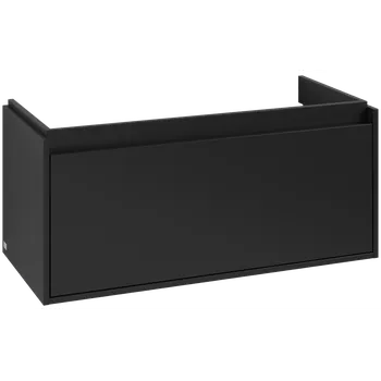 Koupelnový nábytek Villeroy & Boch Skyla - Skříňka pod umyvadlo 972x439 mm, 1 zásuvka, Volcano Black C78900VL