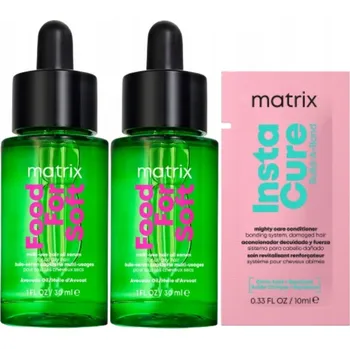 Vlasová regenerace Matrix Food For Soft Hydratační olej na suché vlasy s avokádem 2 ks