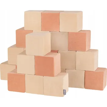 ostatní stavebnice MĚKKÉ STAVEBNICE pěnové KOSTKY XXL pro děti, barevné, 24 ks