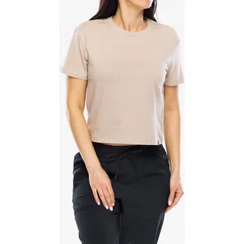 Dámské tričko Dámské bavlněné tričko Black Diamond BD Stripe SS Tee off white/mauve, velikost M