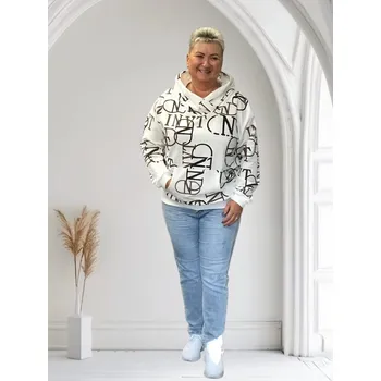 Dámská mikina Dámská mikina s kapucí Ornela Barva: Bílá, Velikost: M, Size system: EU